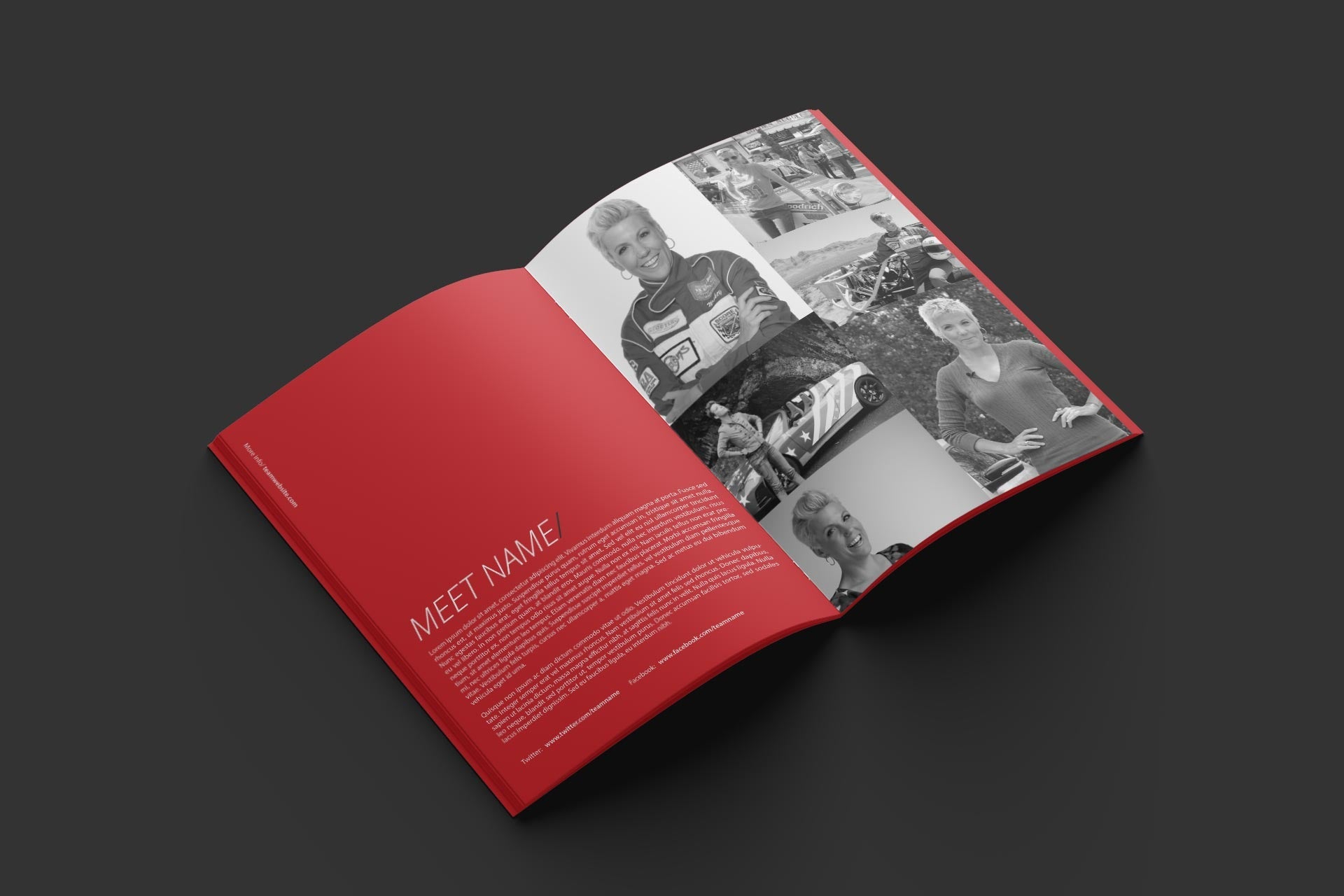 Not Famous Racing Driver - Sponsorship Proposal Template