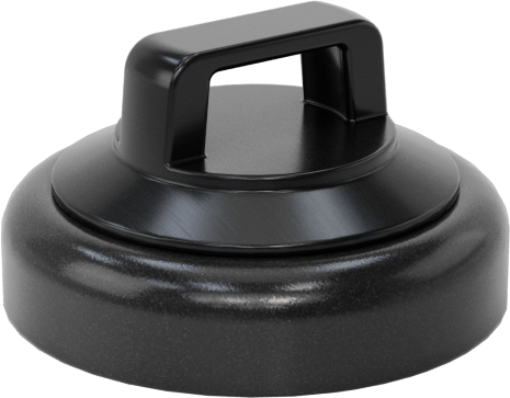Magnetic Cable Tie Mount, Any-Way - Black (McMaster 1186N11)