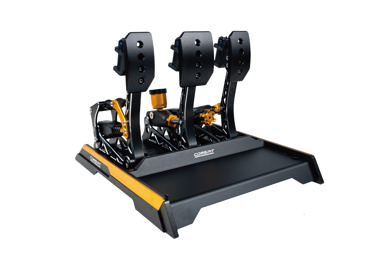 CONSPIT CPP EVO pedal set with the clutch pedal added