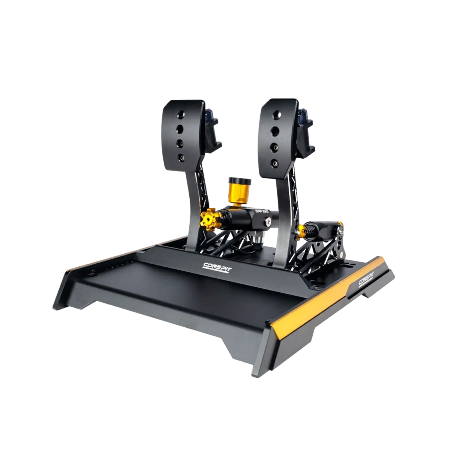 CONSPIT CPP EVO 2 V2 hydraulic pedal set, angled view