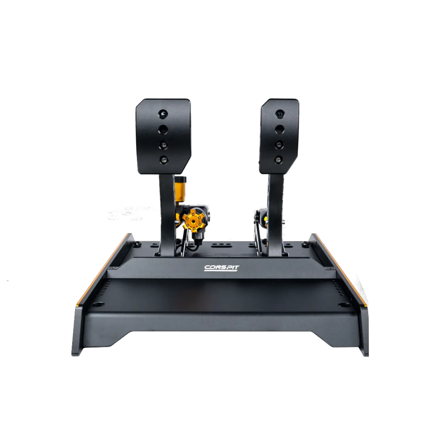 CONSPIT CPP EVO 2 V2 hydraulic sim racing pedals, throttle and brake, front view