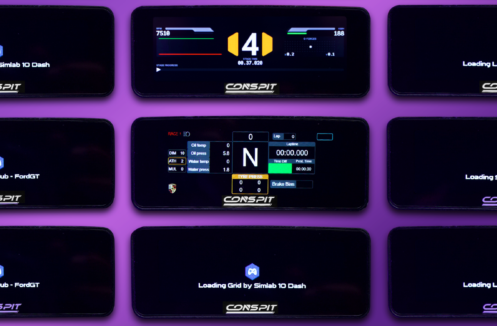 CONSPIT CSD Nano display modes and layouts
