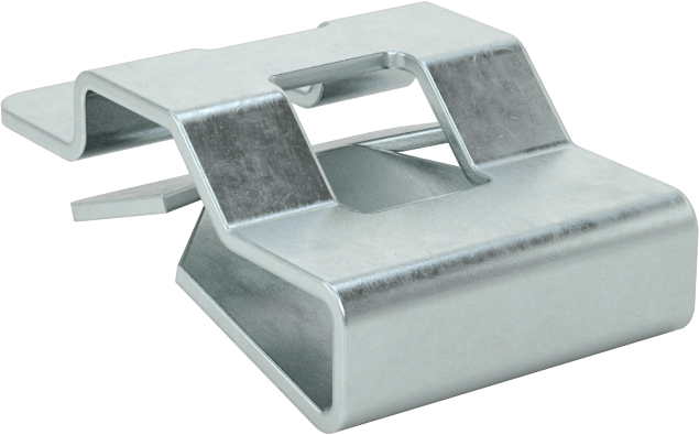 Clip-On 4-Way Cable Tie Mount - Zinc-Plated Steel (McMaster 1899N11)
