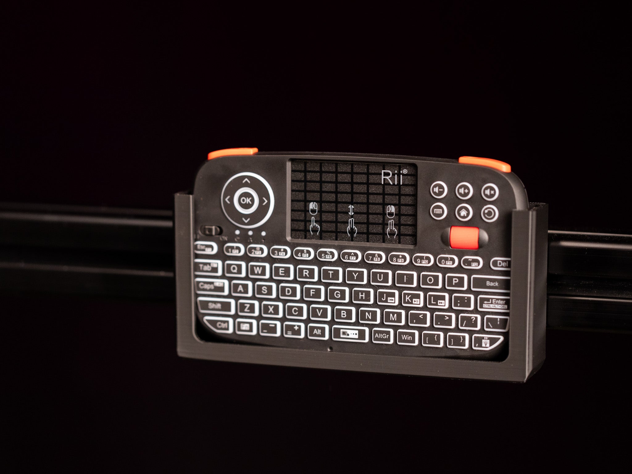 SimSportGadget Rii i4 Mini Keyboard Holder for Aluminum Profile Sim Rigs