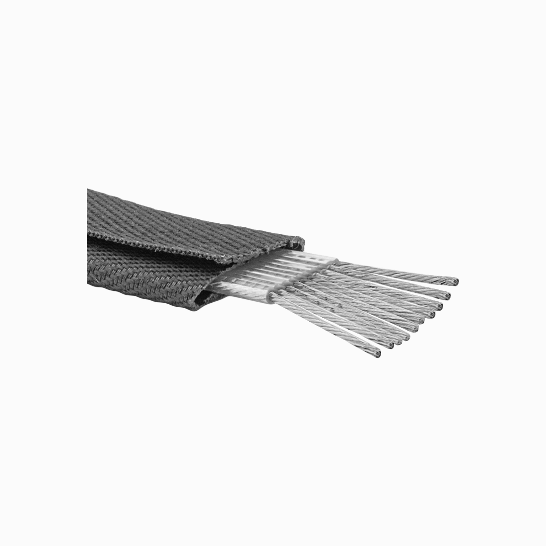 Wrap-Around Flat Sleeving, 2" Inside Width, 10 ft