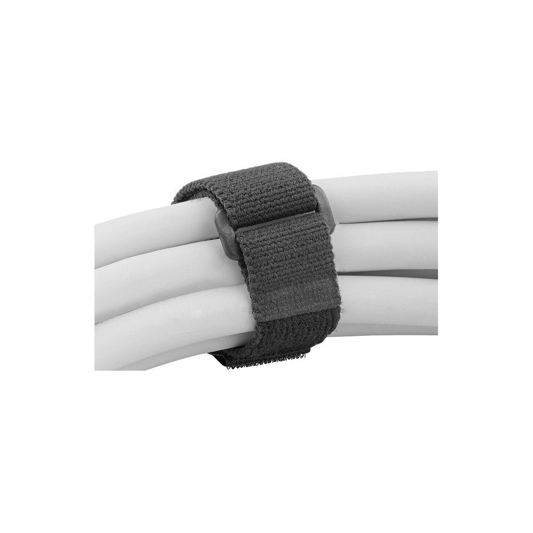 18" Elastic Hook and Loop Cable Tie with Buckle