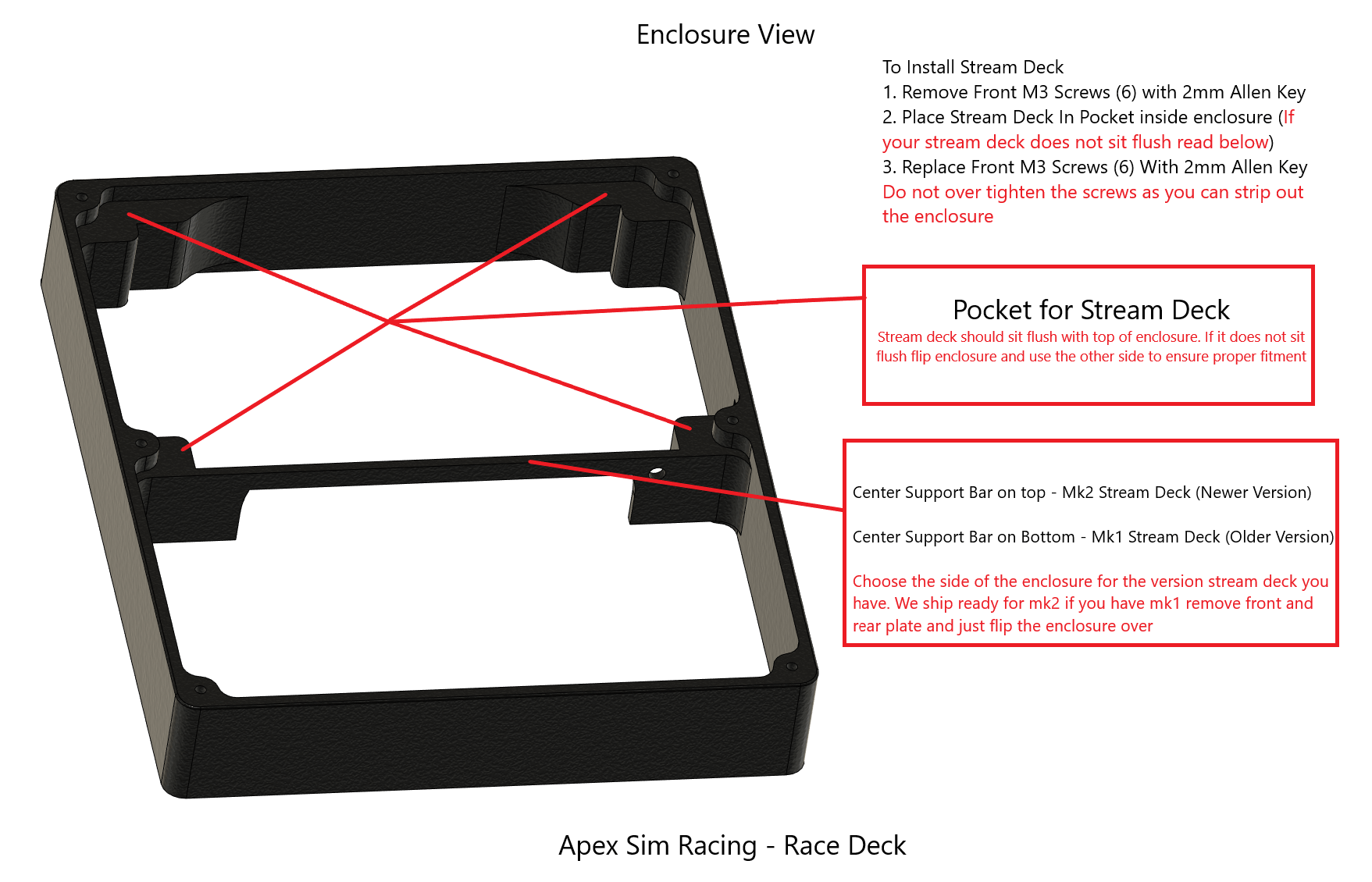 Apex Sim Racing - Race Deck