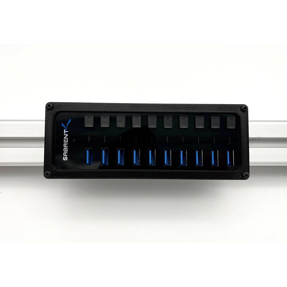 USB 10 Port 60W Hub Mount ONLY (Sabrent usb hub not included)