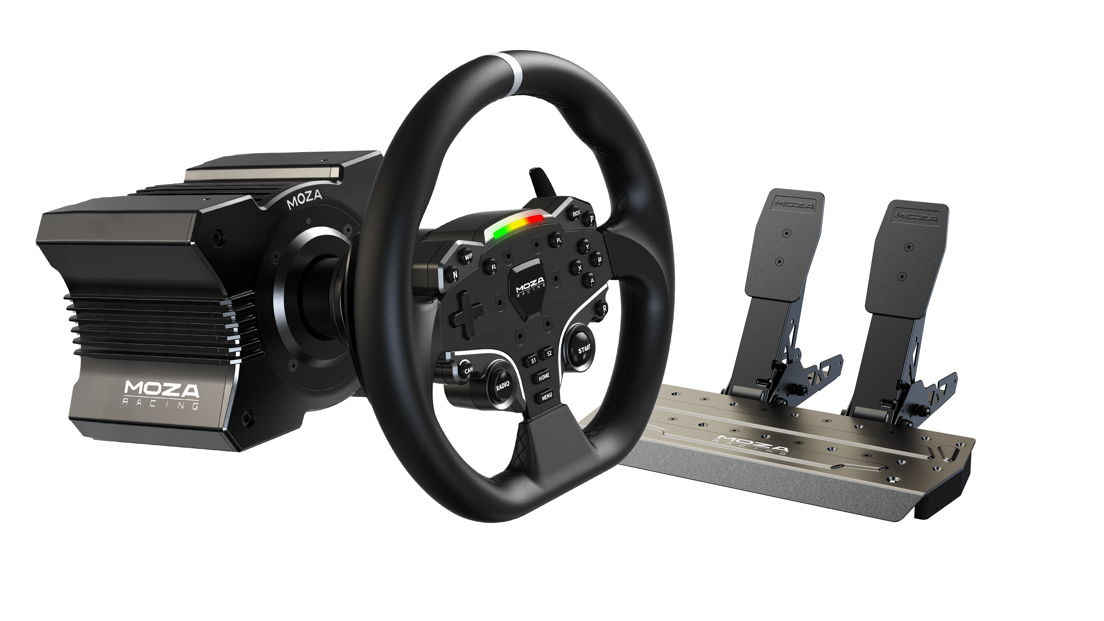 Ibuypower Moza R5 Racing Simulator Bundle MOZA R5 Sim Racing Bundle – 5.5 Nm Direct Drive Starter Kit