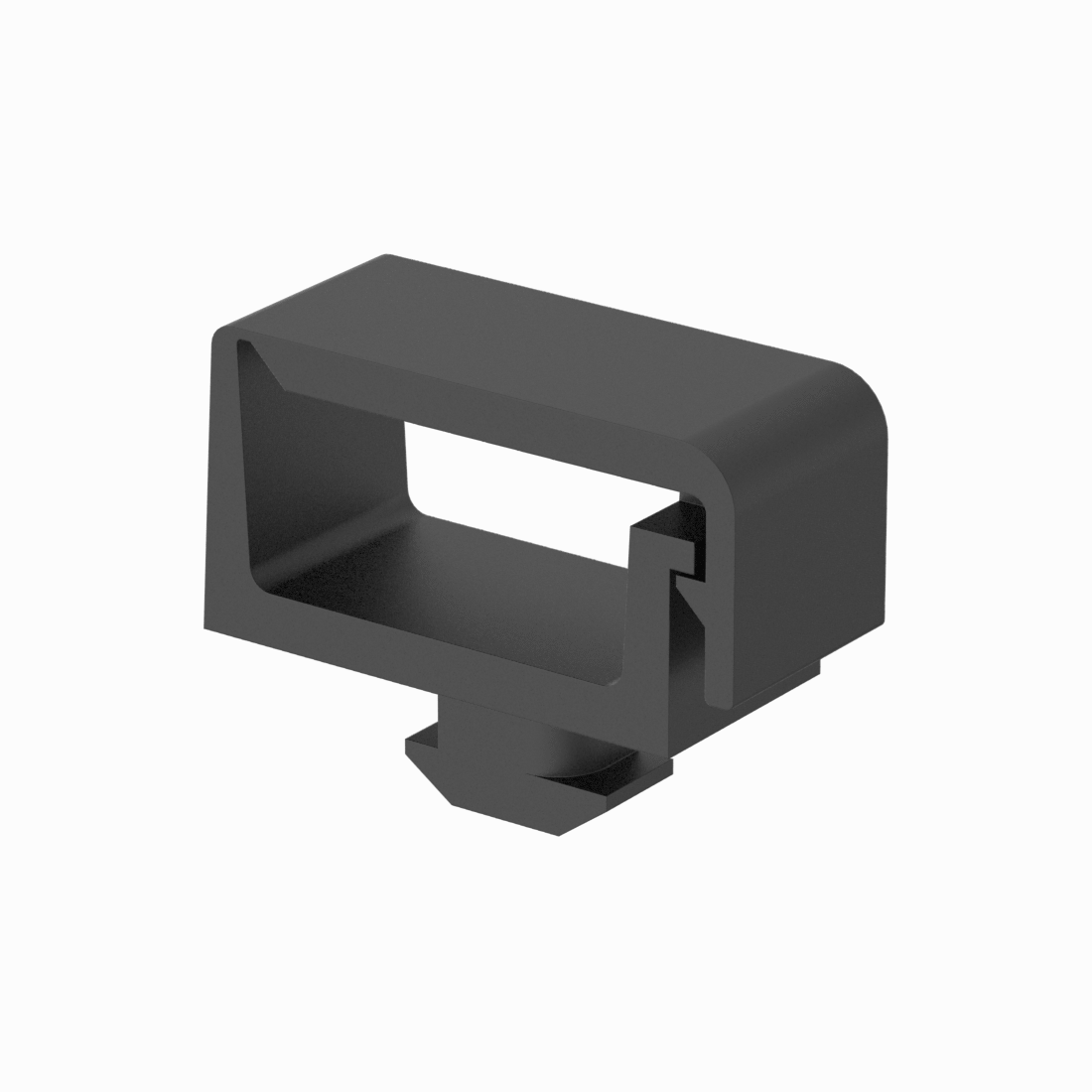 Snap-Close Cable Holder for 40mm Rail, T-Slotted Framing