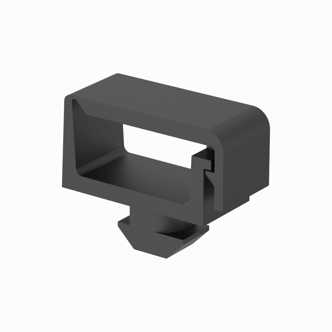 Snap-Close Cable Holder for 45mm Rail, T-Slotted Framing