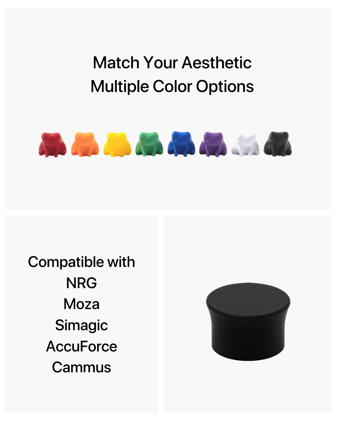 Dust Cover for NRG Wheel Base Quick Release