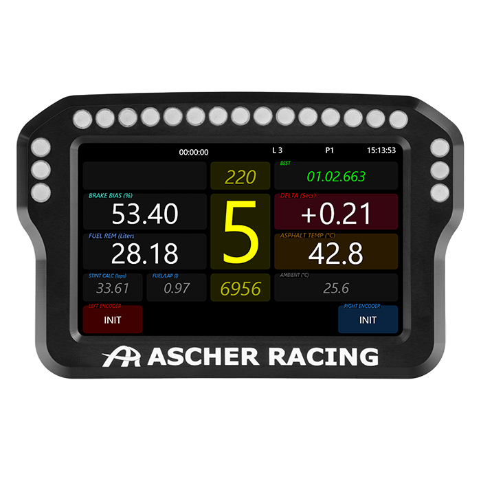 Ascher Racing Dashboard 4" Edition