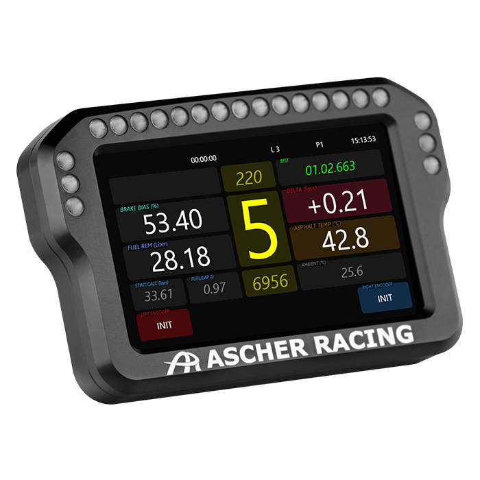 Ascher Racing Dashboard 4" Edition