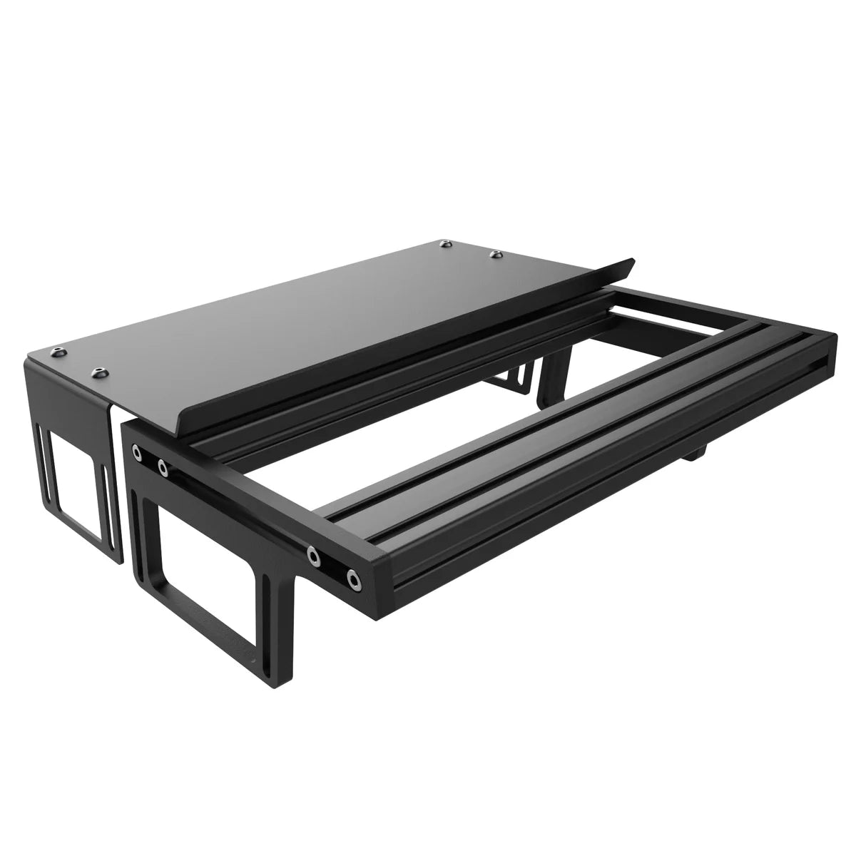 Aluminum Pedal Plate & Heel Rest for Sim Racing - ASR