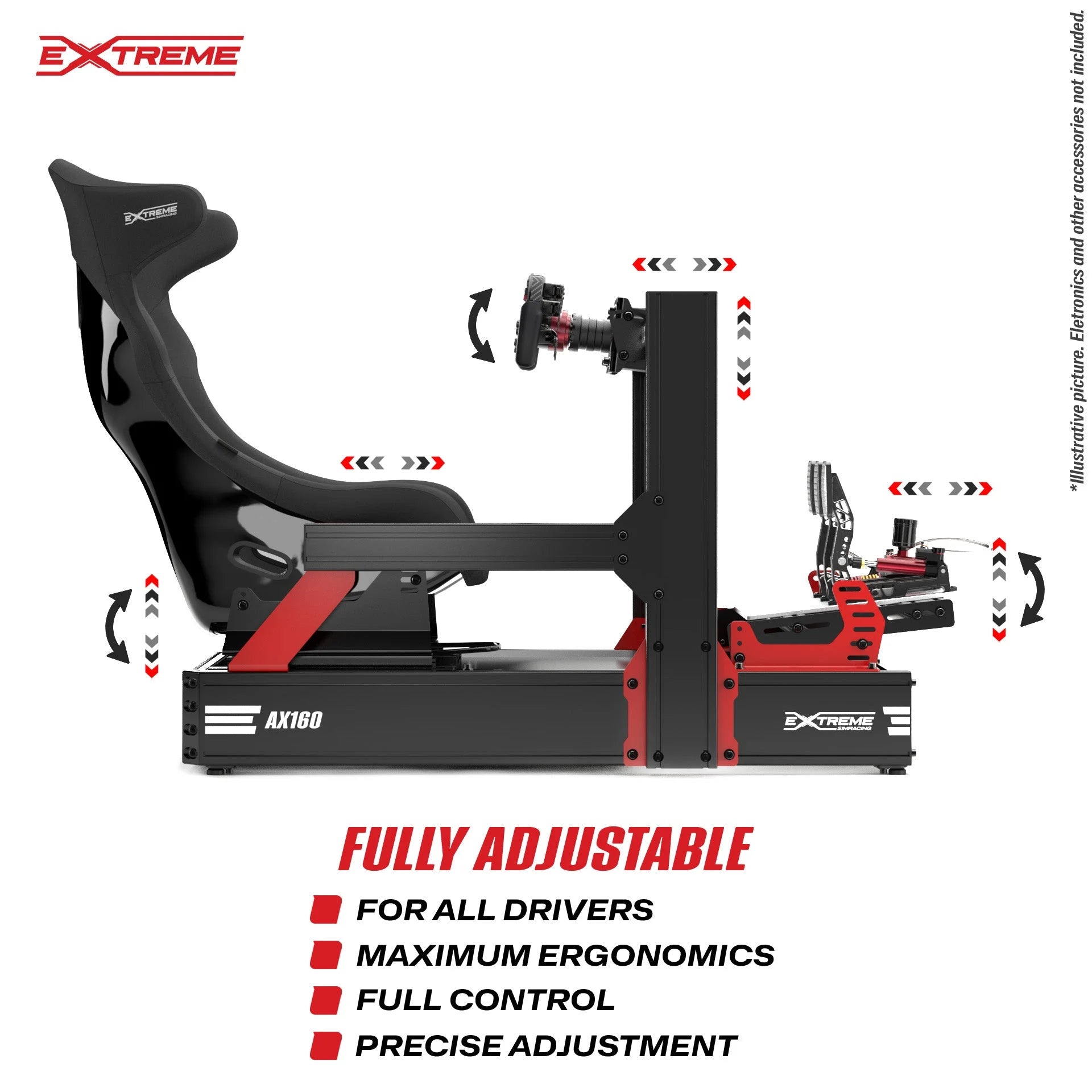 Extreme Sim Racing AX-160 Aluminum Sim Racing Cockpit