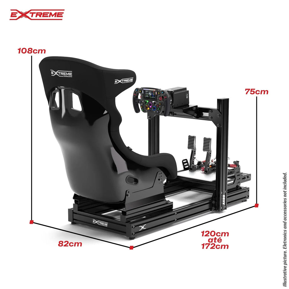 Extreme Sim Racing AX80 Aluminum Sim Racing Cockpit