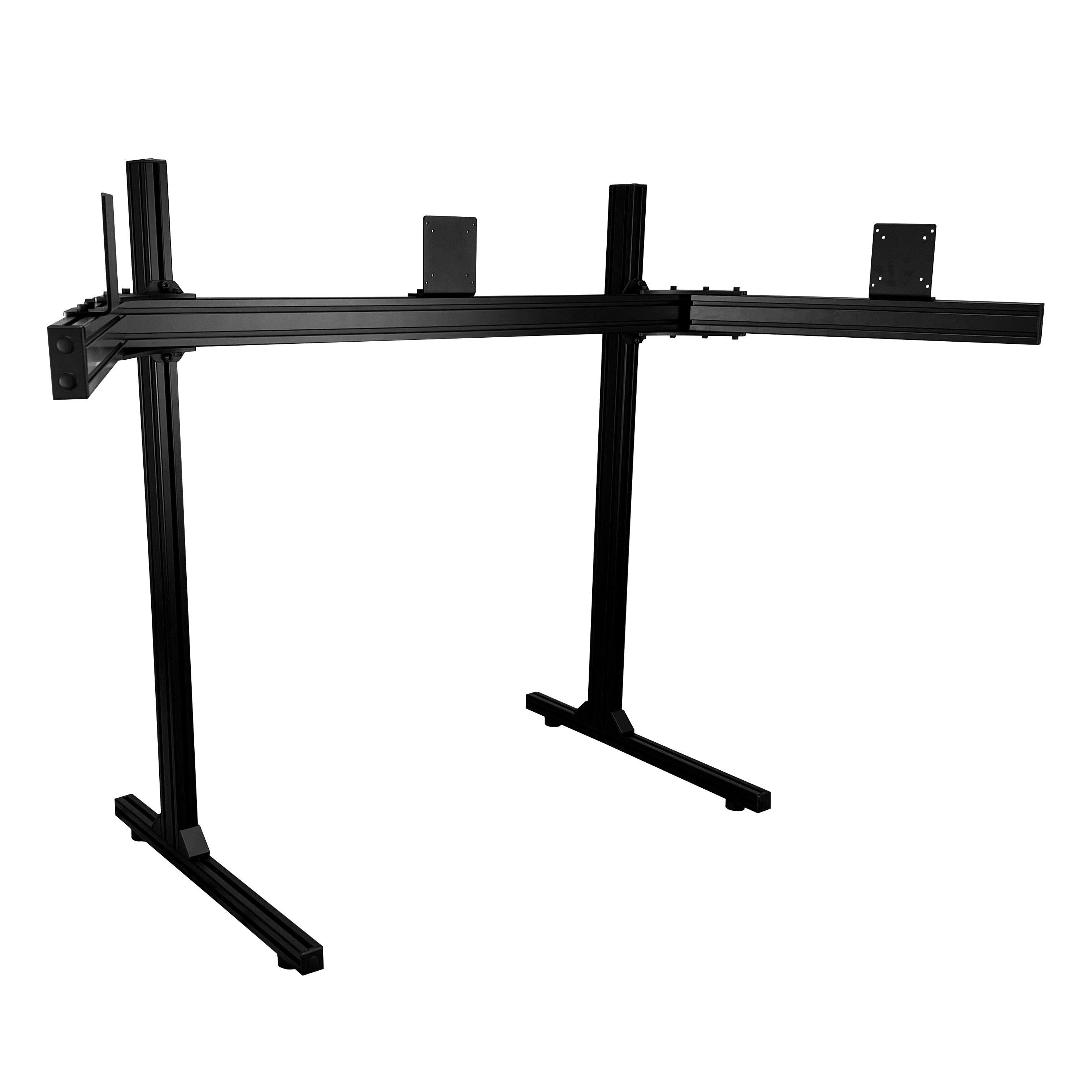 Free-Standing Triple Monitor Stand (Up to 43")