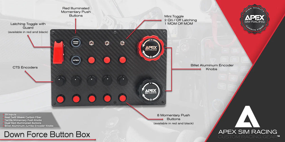 Downforce Sim Racing Button Box