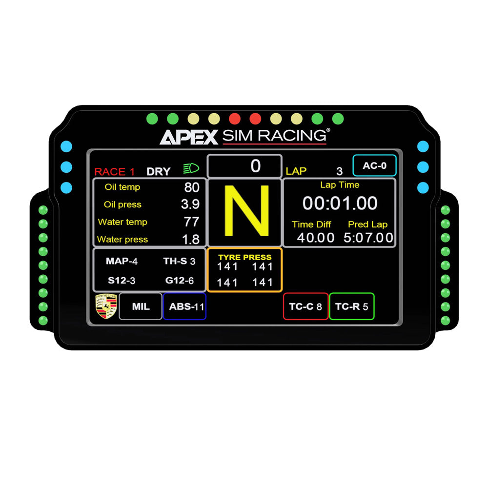 Apex Sim Racing - GT3R DDU Sim Racing Display