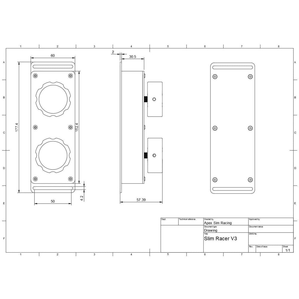 Slim Racer Button Boxes