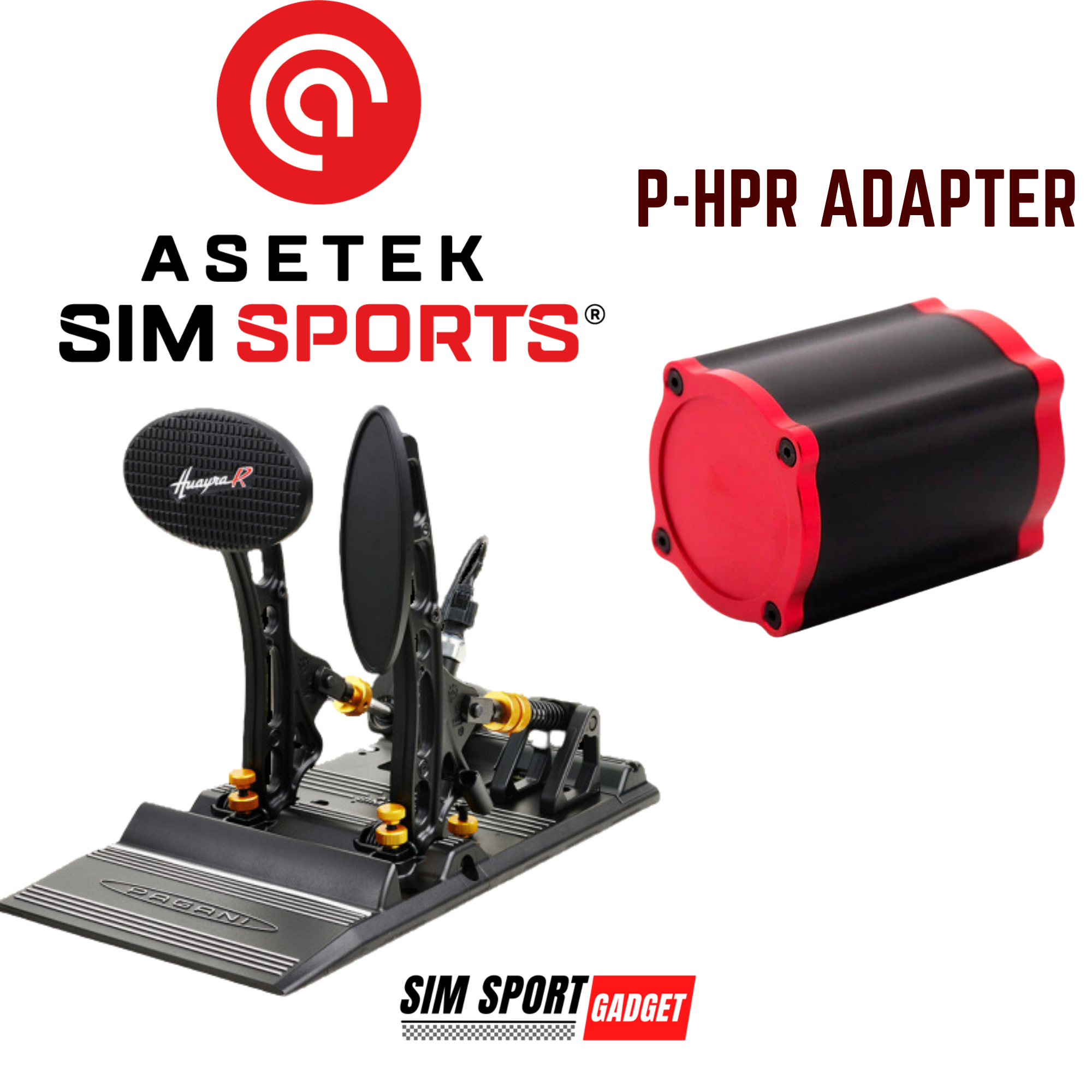 Asetek Pagani Pedal Simagic P-HPR Mount