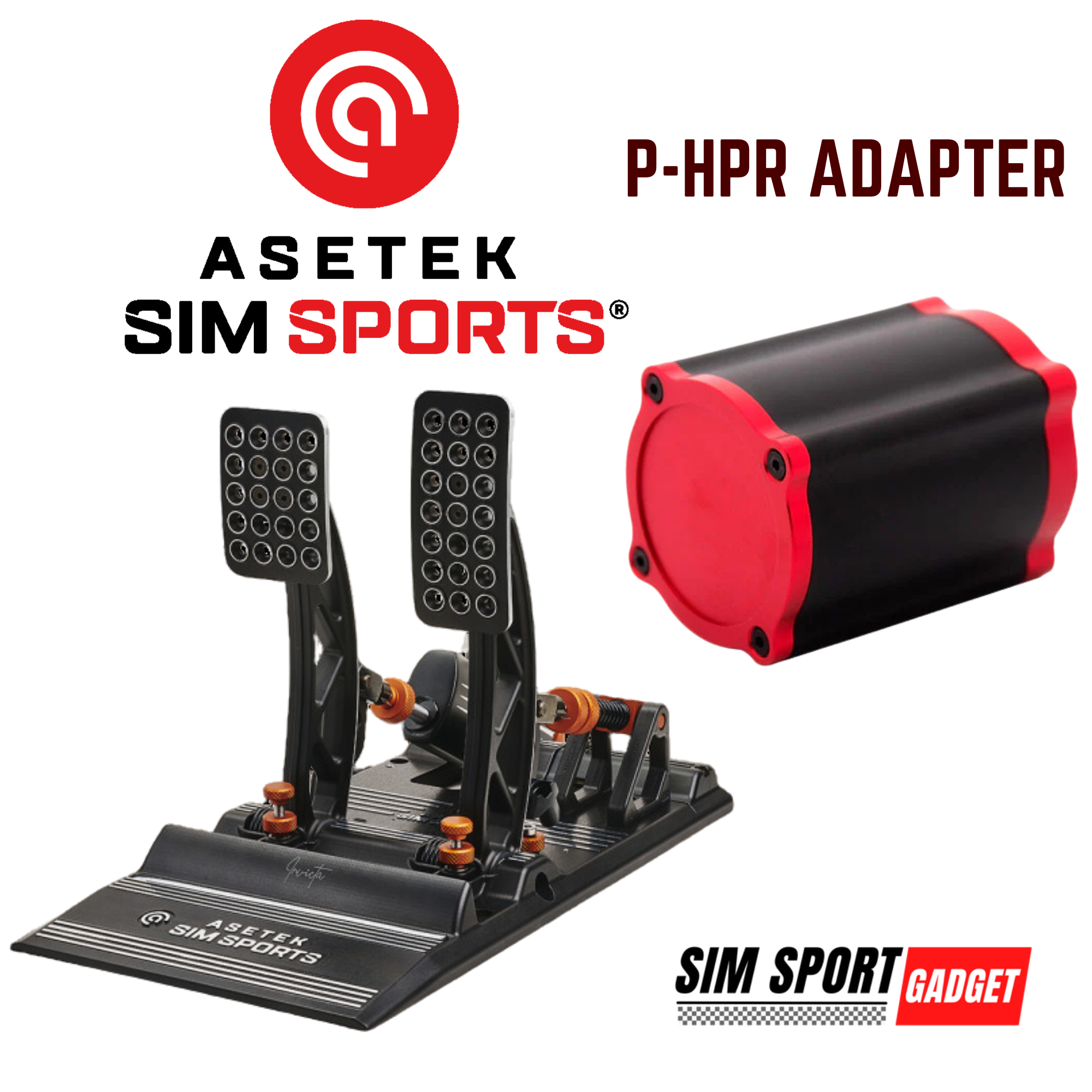 Asetek Invicta Forte LaPrima Pedal Simagic P-HPR Mount