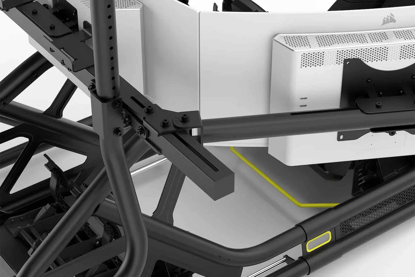 Fanatec Trinity Arm Expansion Set (Expand Apoc To Triple Screen Monitor Stand)