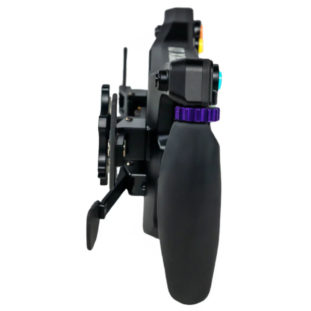 CONSPIT MAX 01 sim racing wheel, side profile