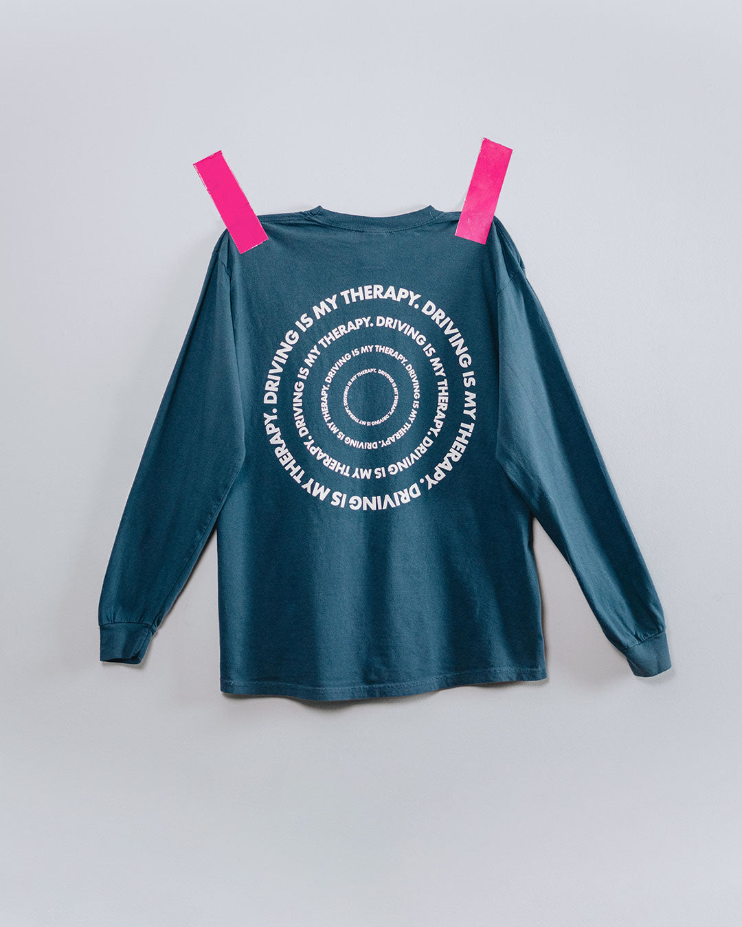 Not Famous Racing Driver - Driving Is My Therapy LS Shirt