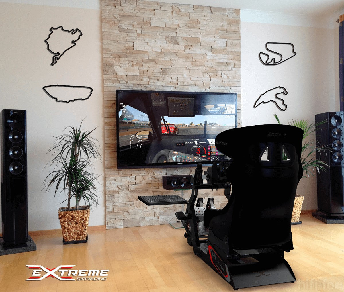 Extreme Sim Racing Decorative Track - Spa Francorchamps