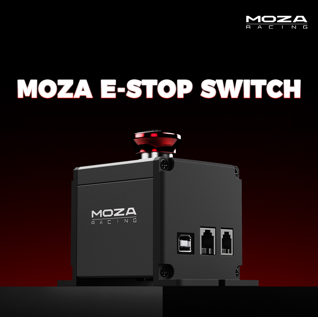 Moza Racing E-Stop Switch | Safety & Control | Velocity Pro Sims Moza Racing E-Stop Switch | Safety & Control | Velocity Pro Sims
