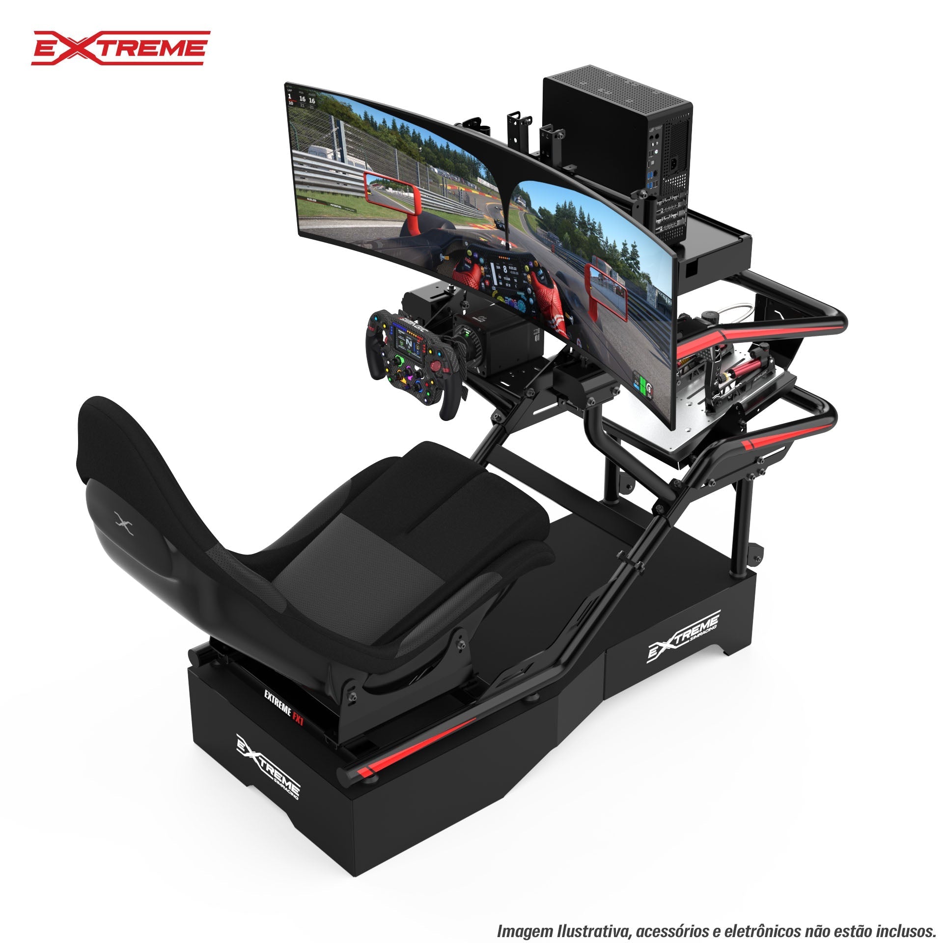 Extreme Sim Racing Cockpit Platform for Formula FX-1 Chassis