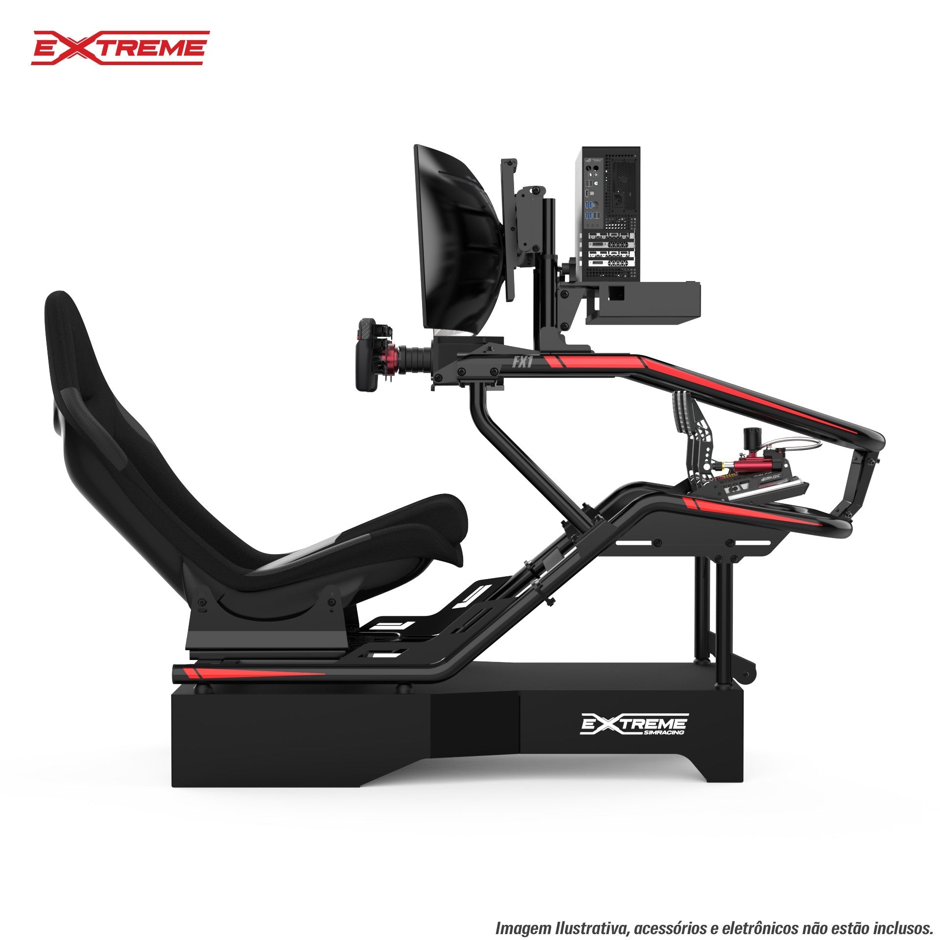 Extreme Sim Racing Cockpit Platform for Formula FX-1 Chassis