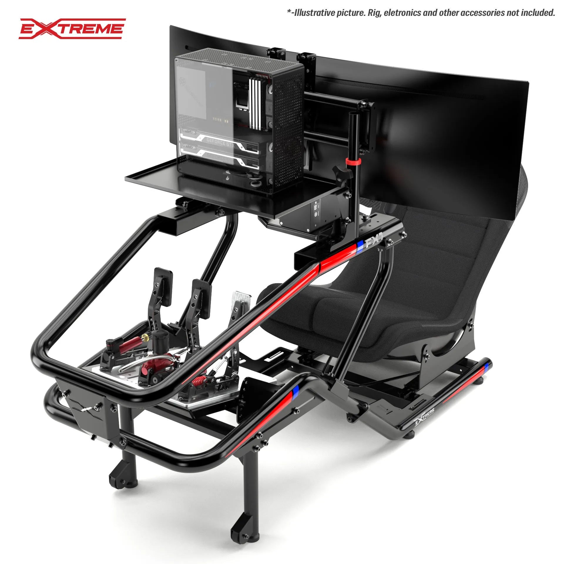 Extreme Sim Racing FX1 Formula Chassis Sim Racing Bundle