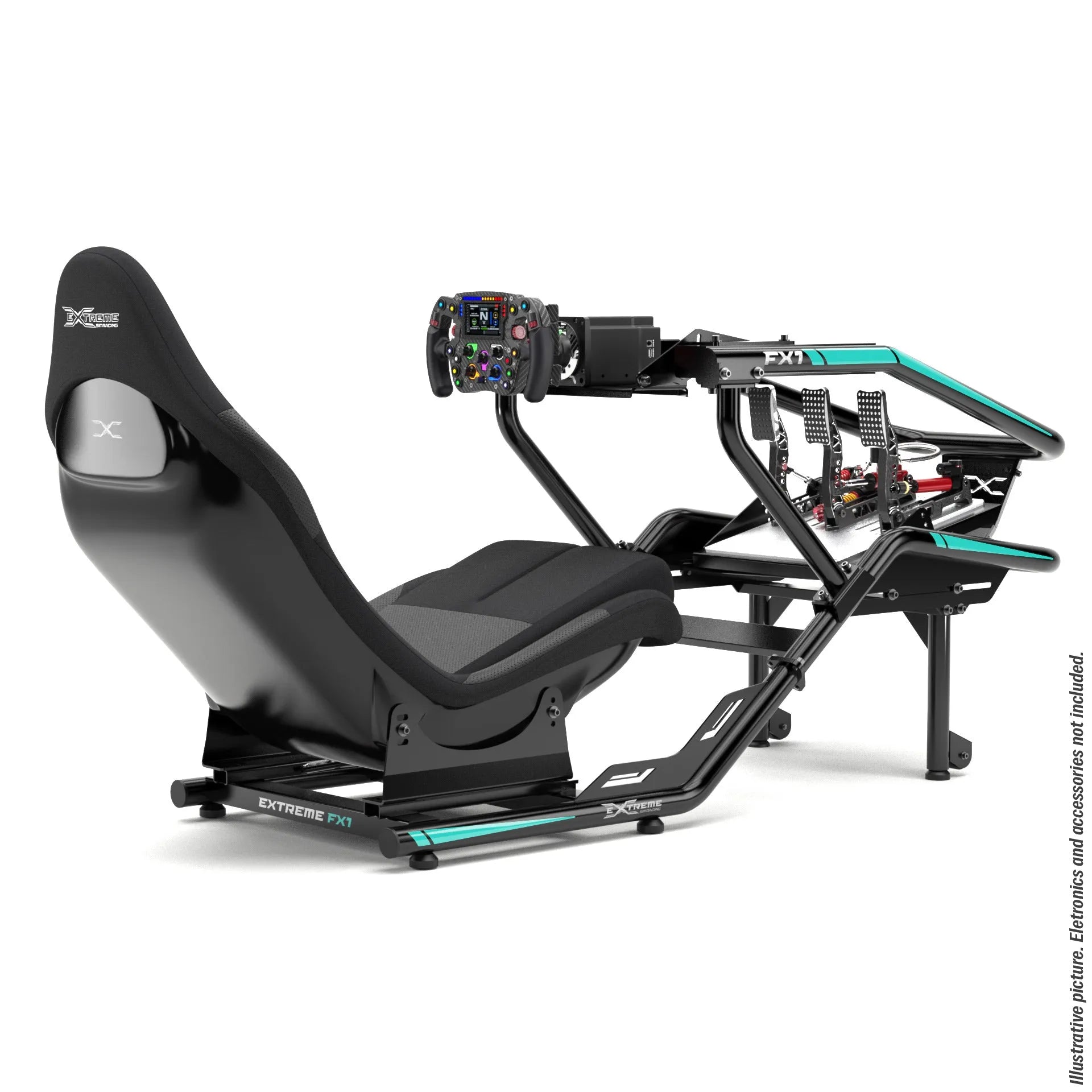 Extreme Sim Racing FX1 Formula Chassis Sim Racing Bundle