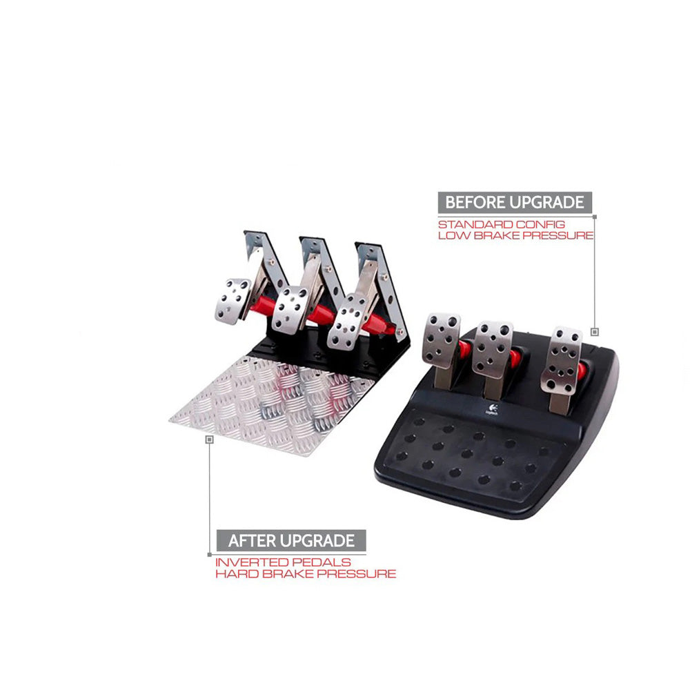 Inverted Pedal Upgrade for Logitech G25-G923 Sim Racing Pedals