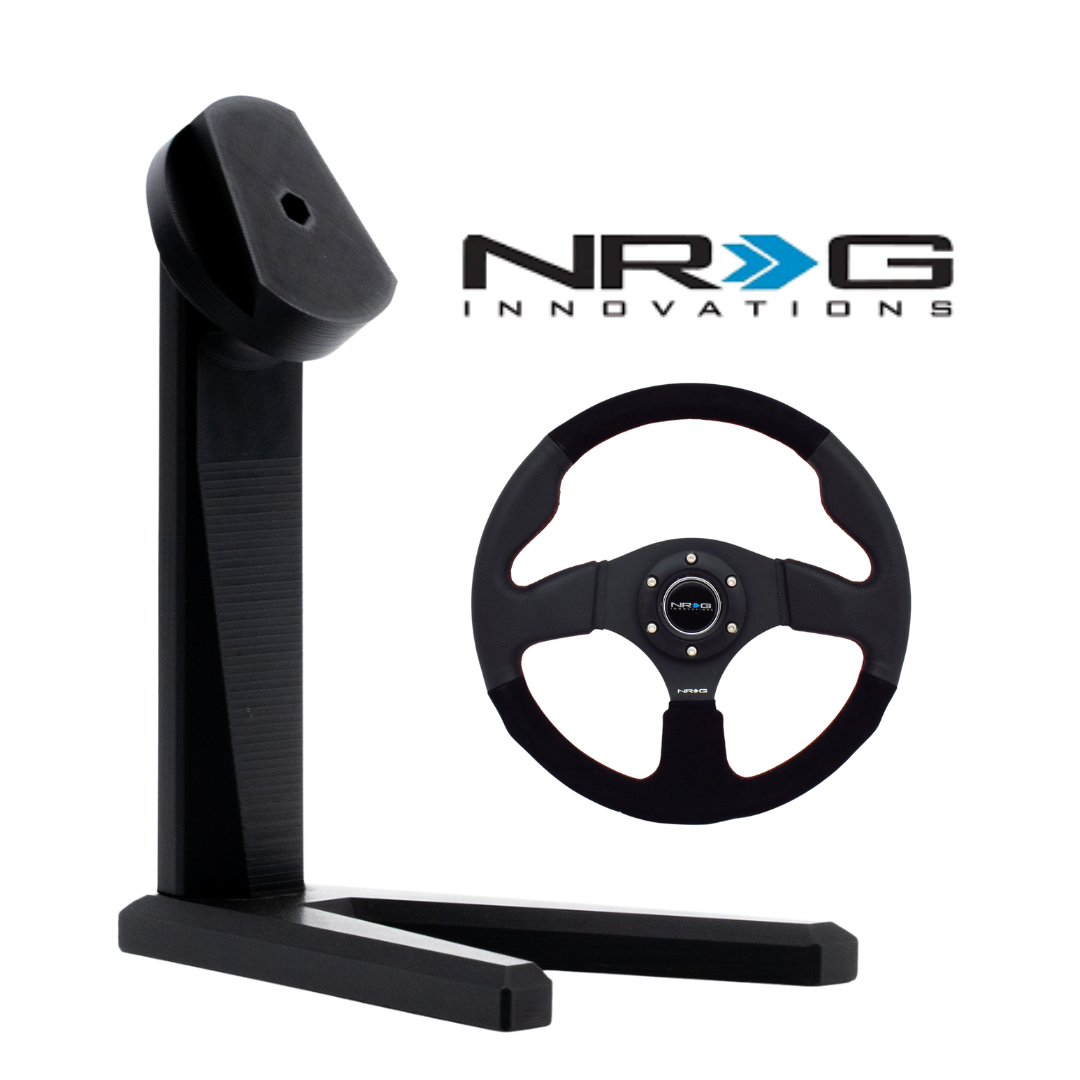 SimSportGadget NRG QR Wheel Display Stand for Sim Racing Steering Wheels