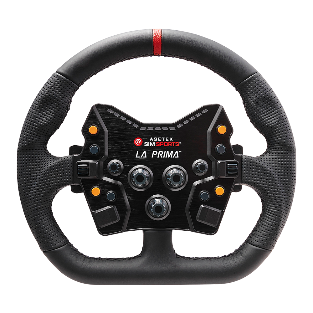 Asetek SimSports Closed D Leather Rim / Black