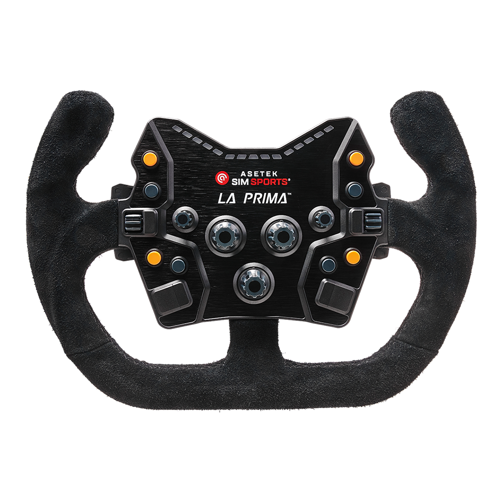 Asetek SimSports Open D Black Rim / Leather