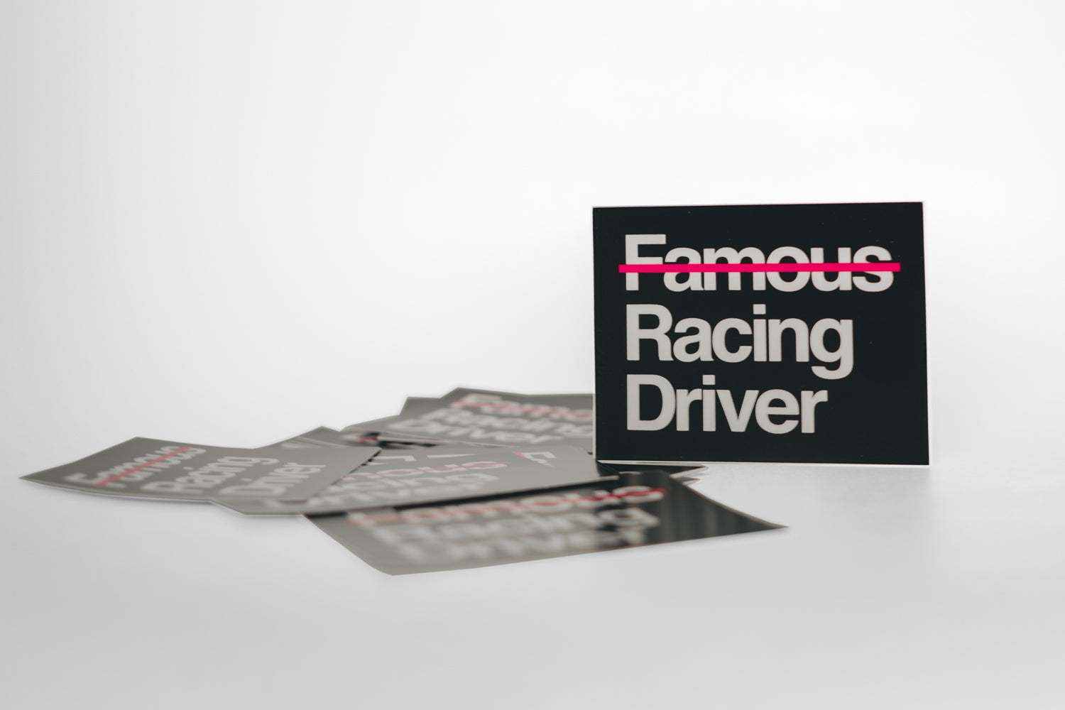 Not Famous Racing Driver - Stickers - 2pk