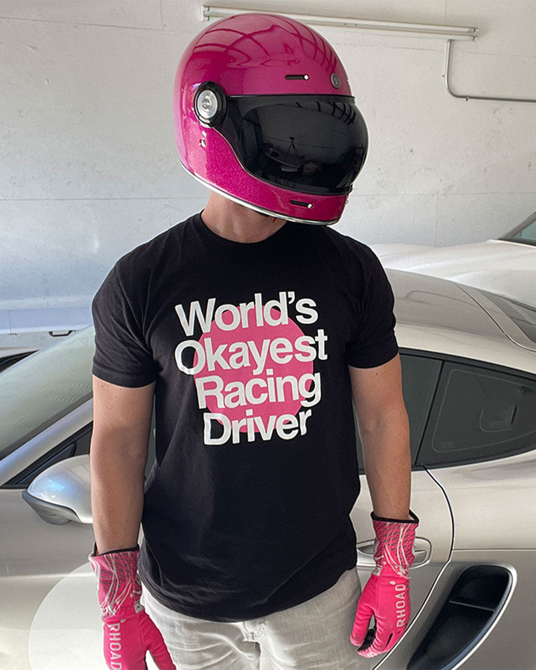 Not Famous Racing Driver - Okayest Racing Driver T-Shirt