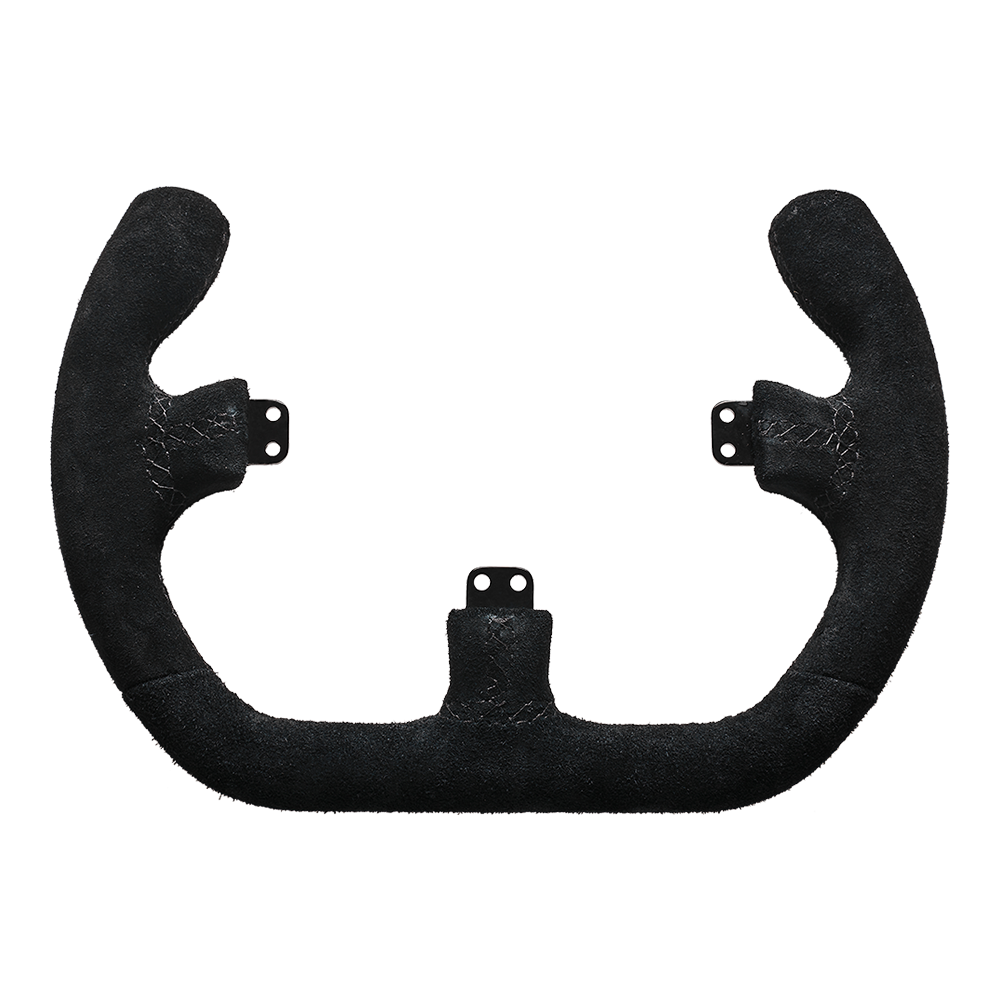 Asetek SimSports Open D Black Rim / Leather