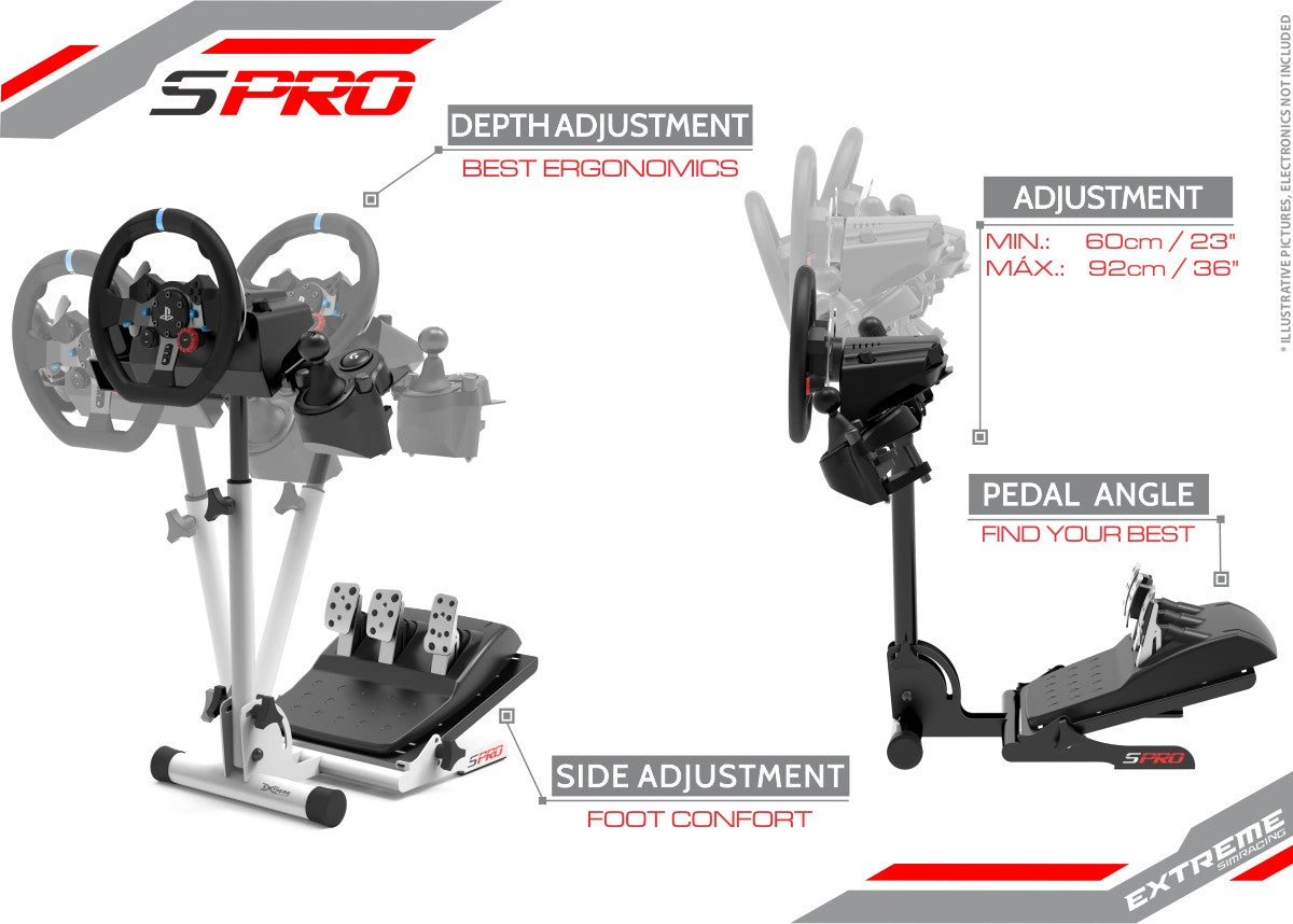 S-Pro Wheel Stand - White