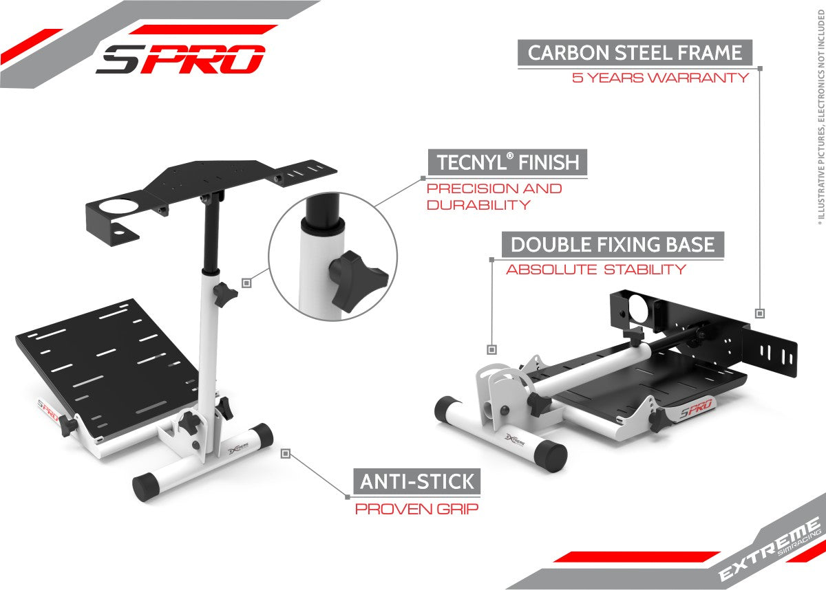S-Pro Wheel Stand - White