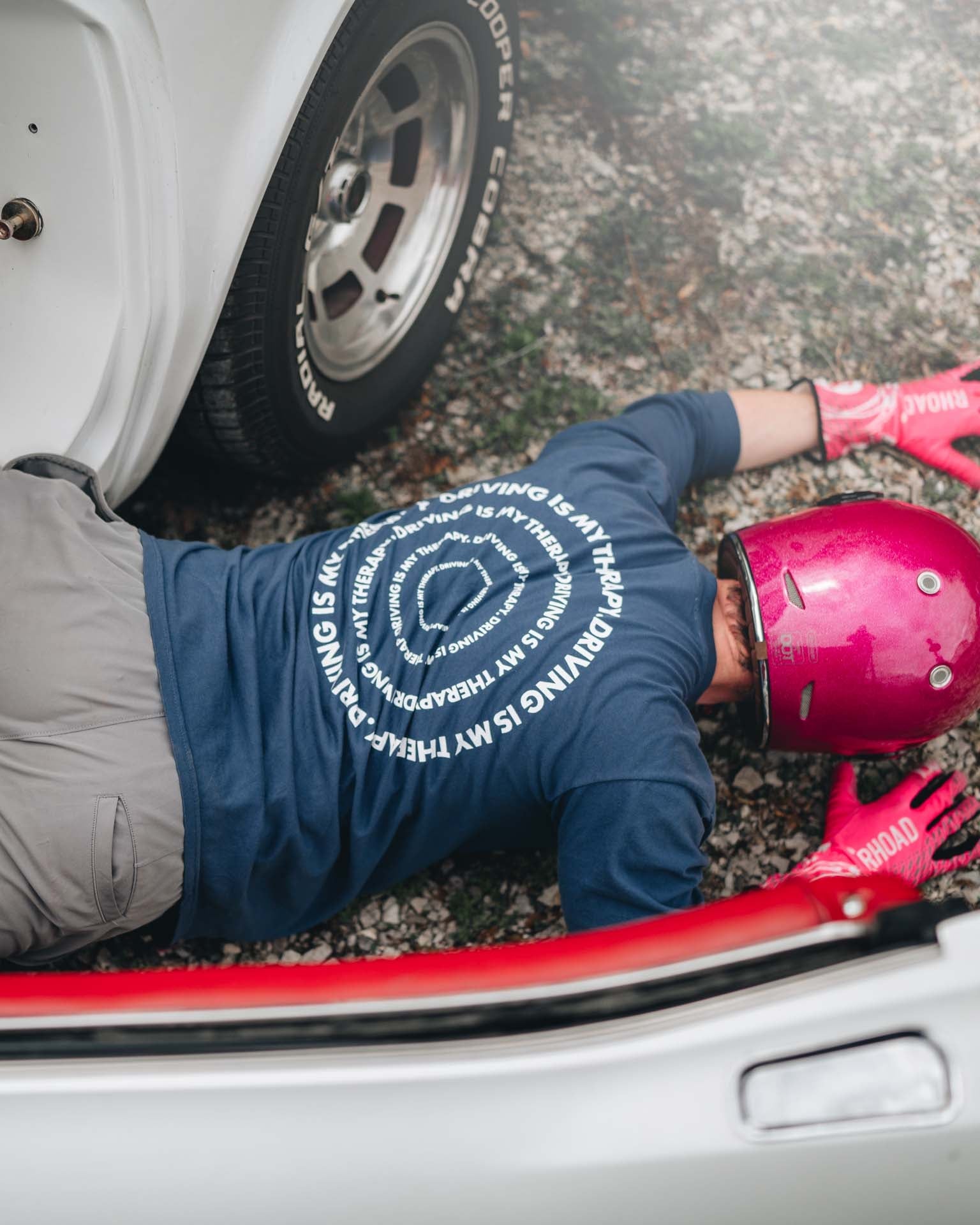 Not Famous Racing Driver - Driving Is My Therapy LS Shirt