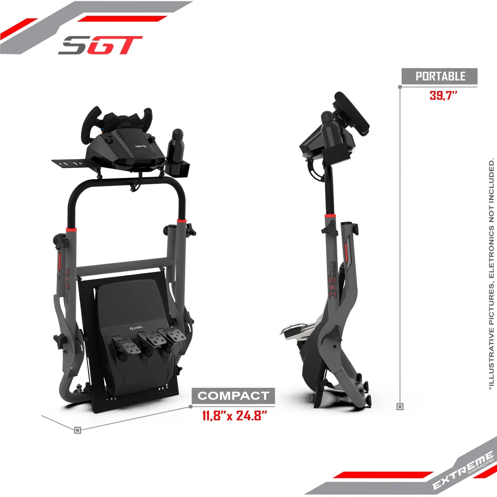 S-GT Wheel Stand - Nardo Gray