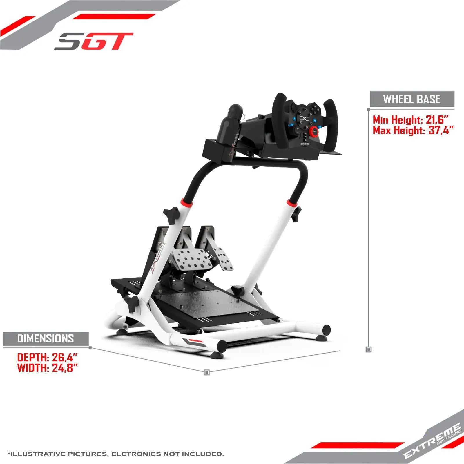 S-GT Wheel Stand - White Edition