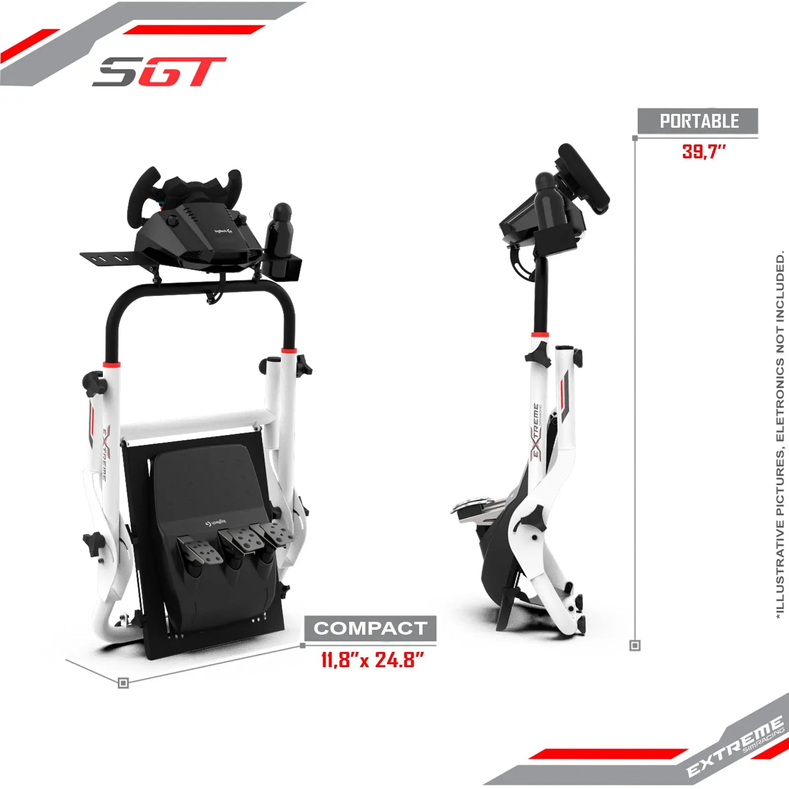 S-GT Wheel Stand - White Edition