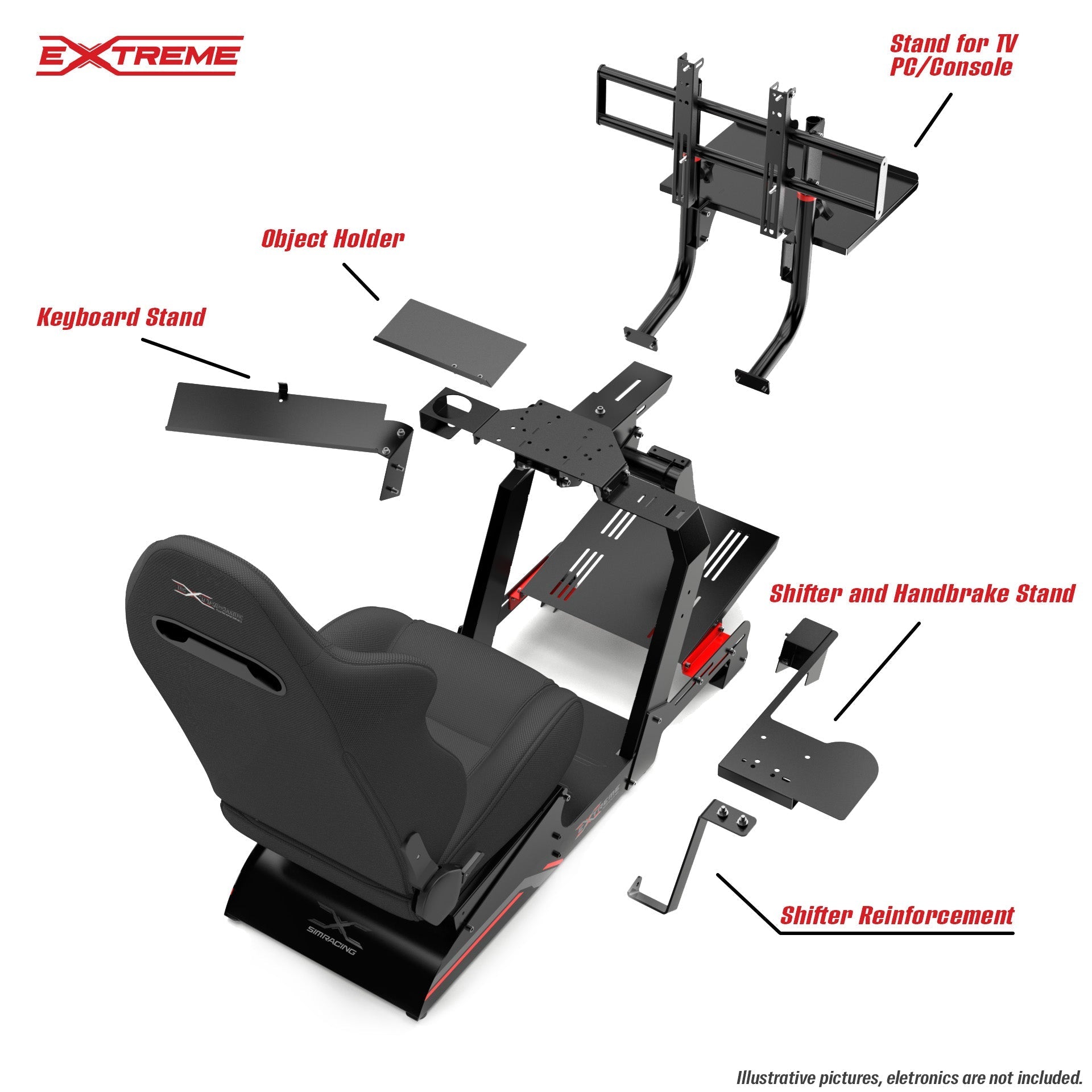 Extreme Sim Racing - XT Premium Lite 3.0 With Accessories